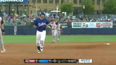 Tulsa's Kennedy hits 1st Double-A homer
