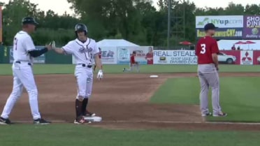 Chiefs' Stevenson swats two-run triple
