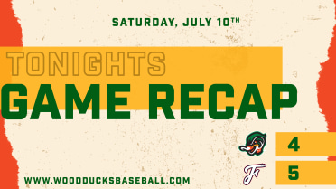Wood Ducks Rally Falls Short in Loss to Fayetteville
