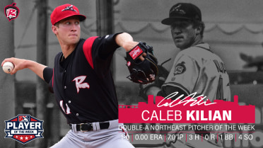 Kilian named Double-A Northeast Pitcher of the Week