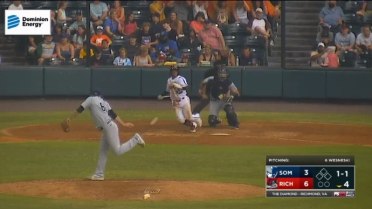 Hayden Wesneski kicks grounder to Max Burt for an out