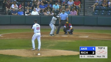 Akron's Johnson on three-game HR streak