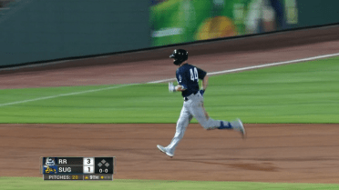 Huff smacks third homer in four games