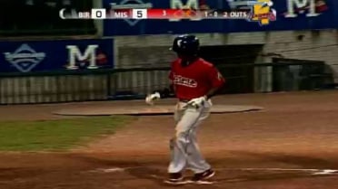 Barons' Anderson hits his first Double-A homer