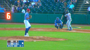 Céspedes notches three extra-base hits for Birmingham