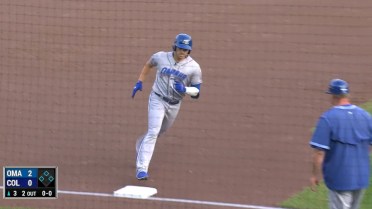 Royals' McBroom smacks 20th homer for Omaha