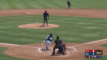White hits first home homer