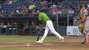 Drew Waters smacks an opposite-field dinger