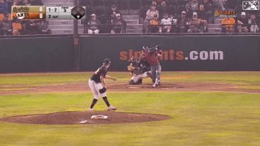Harrison whiffs 12th of the game