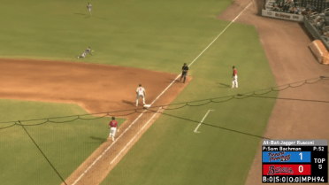 Gomez makes diving stop at second for Rocket City