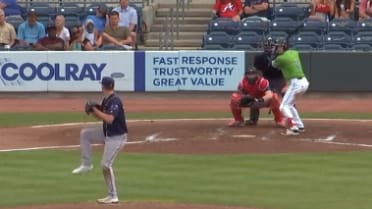 Jacksonville's Garrett gets filthy for a strikeout