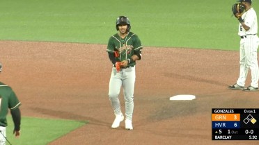 Pirates' Gonzales hits a double for Greensboro