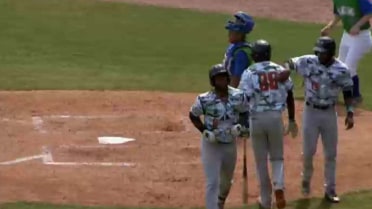 Augusta's Fabian belts two-run shot
