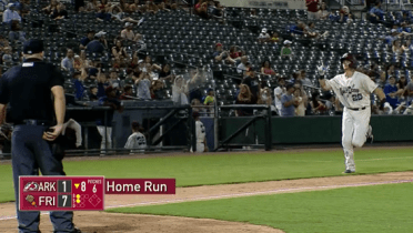 Huff crushes second homer of game for RoughRiders