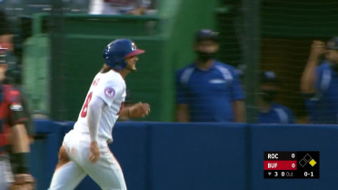 8/13 -Wall races around the bases