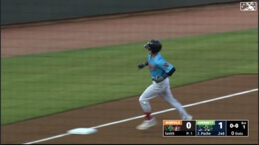 Gwinnett's Waters hits leadoff home run