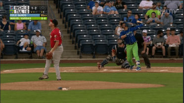 Vargas mashes a pair for Drillers