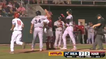 Reading's Pujols lofts his first Double-A homer