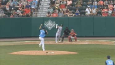 Bryson Stott lines a solo shot