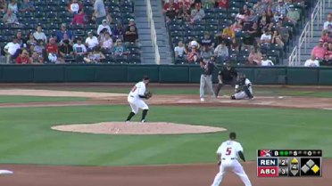 Reno's Fuentes hits two-run homer