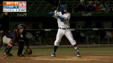 Austin Filiere goes deep for Cubs