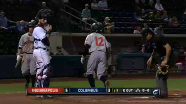 Reyes goes yard for Indianapolis