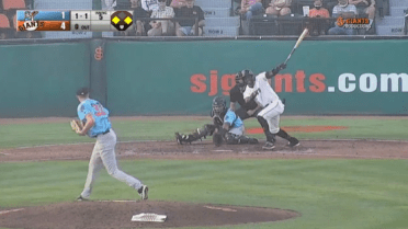 Luciano swats two-run triple for San Jose