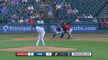 Barrero hits a three-run homer for Louisville
