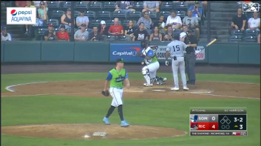 Harrison racks up 5 K's for Flying Squirrels