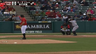 Charlotte's Alvarez connects for his first homer