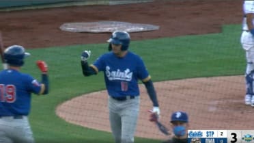 Larnach clears the fences for Saints