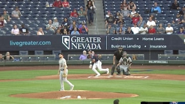 Thomas goes deep to left for Aces