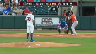 Buffalo's Reid-Foley get fifth strikeout