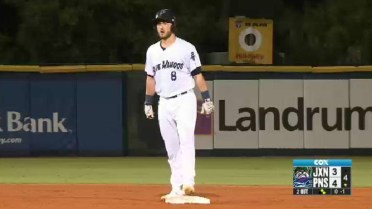 Pensacola's Hudson rips two-run double