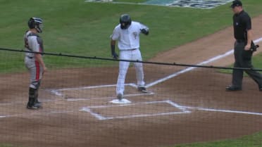 Ezequiel Duran hit his 13th home run of the season