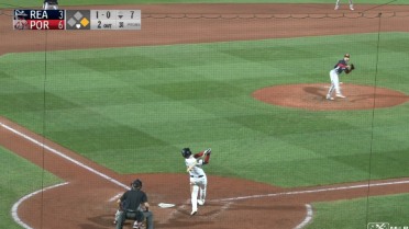 Casas crushes a homer out to right