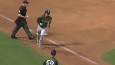 Jake Hager hits homer