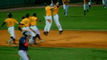 Miles Mastrobuoni hits a walk-off double.