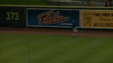 Lugnuts' Palacios makes great catch