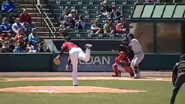 Columbus' Chang hits first of three doubles