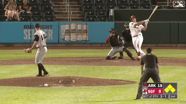 Baker slams 2nd homer of night