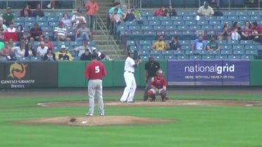 PawSox's Johnson registers a strikeout