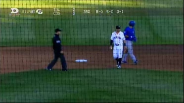 Iowa's Bote doubles home a run