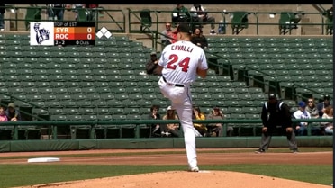 Nationals' Cavalli starts Red Wings game with a K