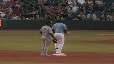 Palacios doubles in go-ahead run for Biscuits