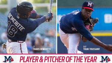 Demeritte and Toussaint named M-Braves Players of the Year