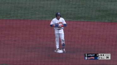 Alvarez laces RBI double down the line