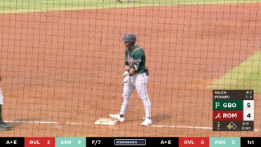 Nick Gonzales hustles around the bases for a triple