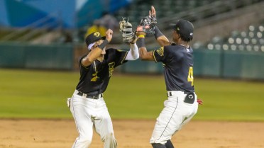A pair of wild pitches gives Fresno 10th straight victory
