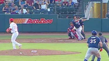 Aces' Recker drills second homer of night